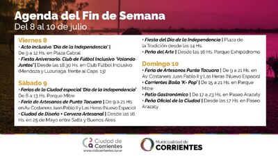 Fin de semana patrio con actividades inclusivas, deportes y Feria ...